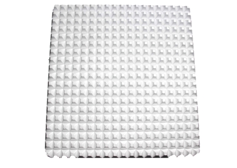 White cap of absorbent cotton